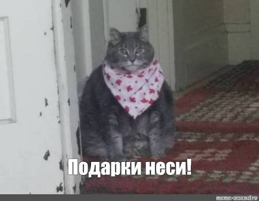 Подарки неси!